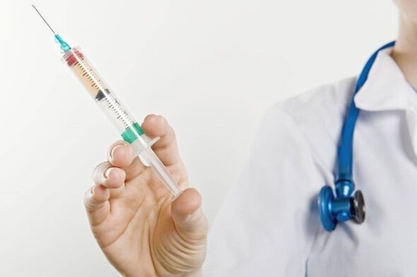 inyección para tratar la prostatitis